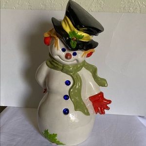 Adorable Sneaky Snowman Byron Mold 1970s Vintage Hobbyist Piece